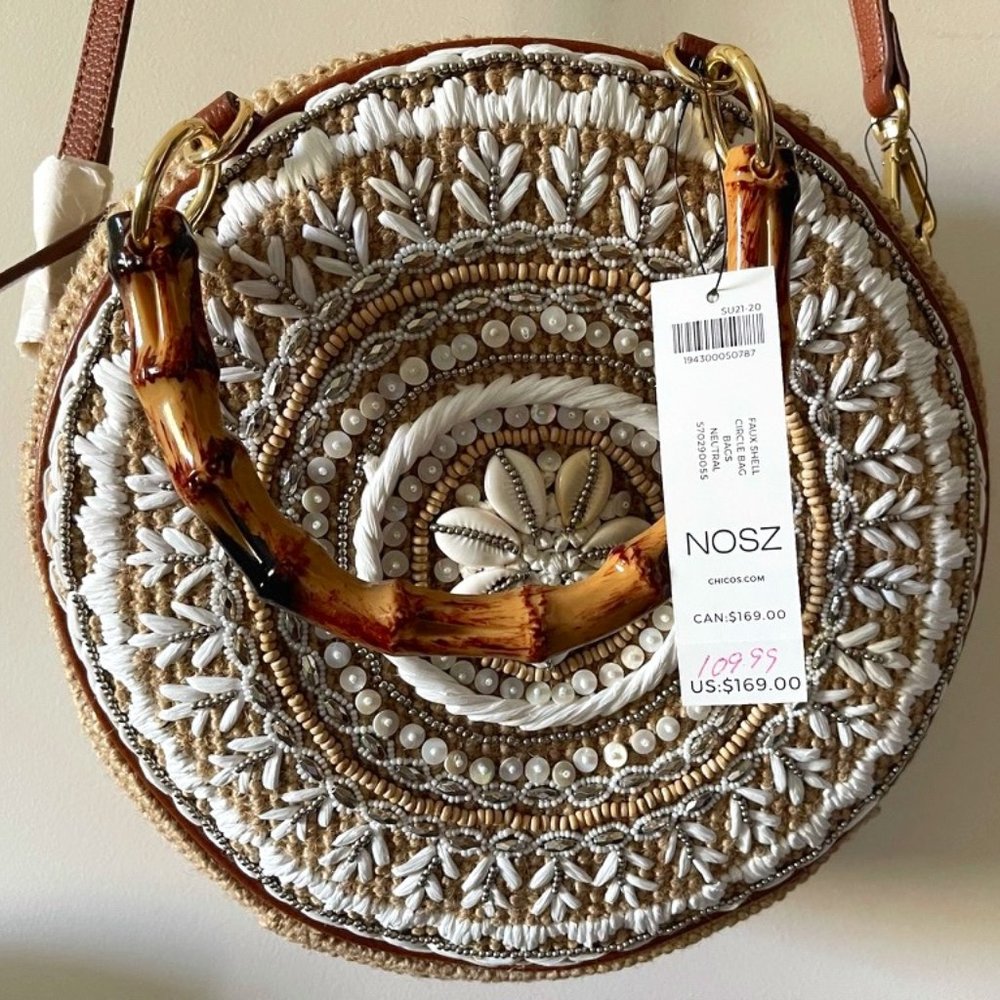 Chico's Faux Shell Circle Bag